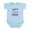 Sky Blue, variant on CafePress - Cossack American Body Suit - Baby Light Bodysuit, Size Newborn - 24 Months