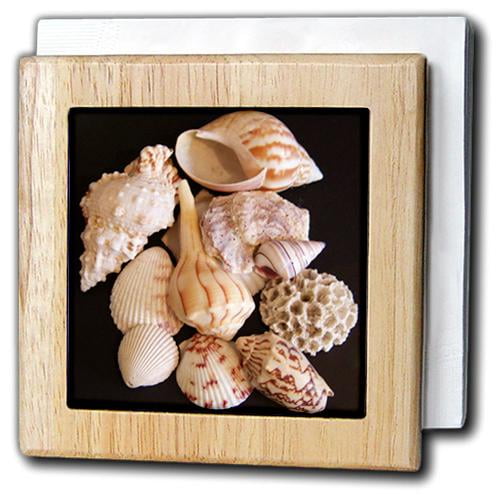 3dRose Ramadan Temples with Blue Sky Stars and Moon , Tile Napkin Holder, 6-inch by 3dRose