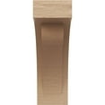 thumbnail image 2 of 5"W x 10"D x 15"H Classic Viola Rough Cedar Woodgrain TimberThane Corbel, Primed Tan, 2 of 6