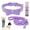 Purple, variant on Didog Bling Bowknot Suede Leather Rhinestone Dog Collar and Leash for Boy Girl Dogs