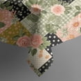 thumbnail image 5 of Pioneer Flower Floral Print Pattern Square Tablecloth, Waterproof Wipeable Spillproof Washable Table Cover for Home Kitchen Party Decor, 42"x42", 5 of 6
