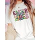 thumbnail image 1 of Fashion Short-Sleeve T-Shirt for Women with a Letter Pattern Print of The 'Easter' Bunny, Model 10640 For Adult, Men, Women, Teen, Teenager, Adolescent, Youth, 1 of 7