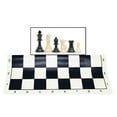 thumbnail image 3 of WE Games Complete Tournament Chess Set - Plastic Pieces - Roll-up Board - Canvas Bag, 3 of 8