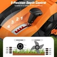 thumbnail image 5 of Costway 16-Inch Electric Dethatcher & Scarifier 15A 2-In-1 Lawn Dethatcher Orange, 5 of 10