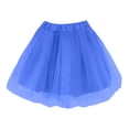 thumbnail image 4 of DHFJKG Tutu Mini Skirts Women Mesh Layered A Line Rave Party Elastic Waistband Solid Color Skirt Carnival Dance Trendy Skirt, 4 of 5