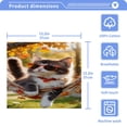 thumbnail image 5 of BZSMCE Towel Cotton Face Towel Soft Hand Towels Fashion Sunglass Cat’s Pattern, 5 of 9