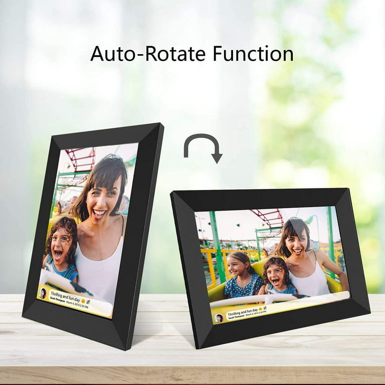 GIROOL WiFi Digital Picture Frame, 10.1Electric Smart Touch Screen Photo  Frame, 32GB Memory IPS Cloud Frame, Auto-Rotate or Wall Mount, Send Photos  and Videos via free App, Best Gift Choice 