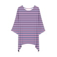 thumbnail image 5 of Women's Solid Color Long Sleeve Crewneck T-Shirt Tops Blouses Casual Loose Fit for Business Office Work Daily Wear Fashion Essential Gift for Women | Sopatenor,Purple XL, 5 of 9