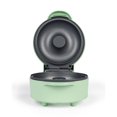 thumbnail image 1 of Giles & Posner Donut Maker – Máquina para una sola donut grande, sin PFAS, antiadherente, fácil limpieza, tamaño de placa de 12,5 cm, luces indicadoras, verde sorbete, 550 W, 1 of 5
