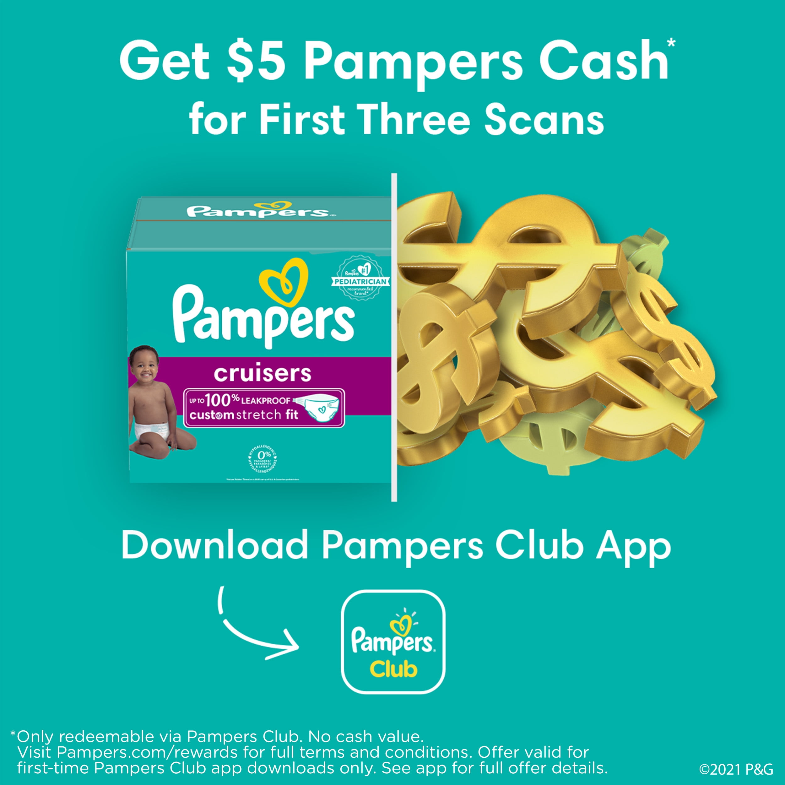Pampers Cruisers Size 7 Diapers, 70 ct - Gerbes Super Markets