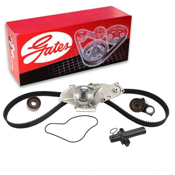 Gates PowerGrip Timing Belt Kit w Water Pump compatible with Honda Pilot 3.5L V6 2003-2004