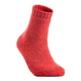 thumbnail image 2 of Lian LifeStyle Men's 2 Pairs Extra Thick Wool Boot Socks Crew Plain Size 6-10 Assorted LK1603, 2 of 4