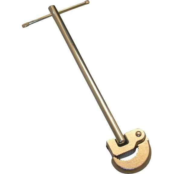 Basin Wrench, Spring-Loaded, 11-In.