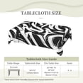 thumbnail image 6 of XMXY Table Cloth Rectangle Table, Abstract Gothic Graffiti Calligraphic Dining Table Cover Waterproof Washable Outdoor Tablecloth, 54 X 72 Inch, 6 of 8