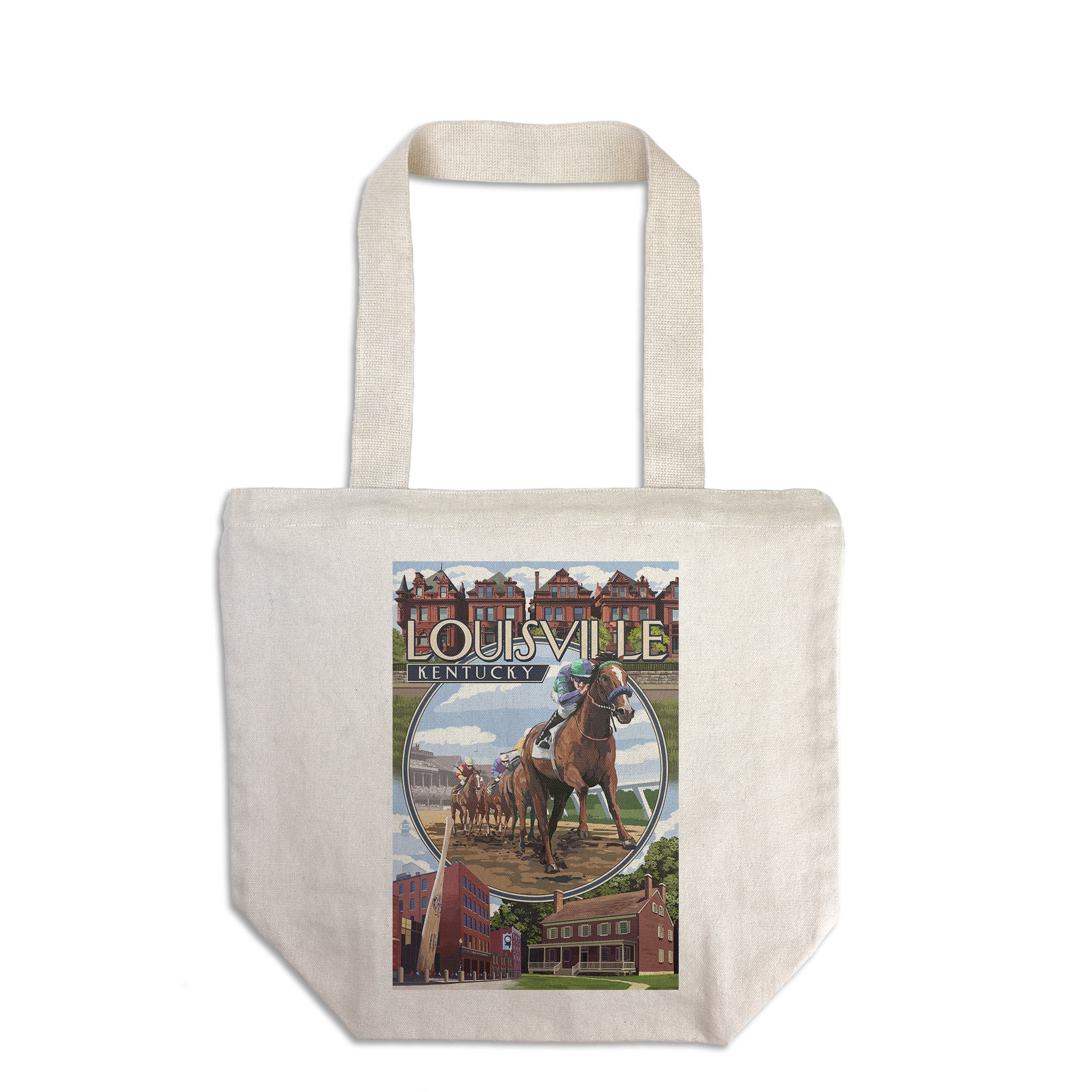 Louisville, Kentucky, Montage Scenes, Contour (Canvas Deluxe Tote