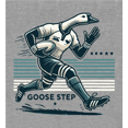 thumbnail image 2 of Rugby Goose Step Adult Heather Gray Long Sleeve Hoodie-Medium, 2 of 3