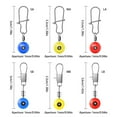 thumbnail image 5 of Sinyiin 100Pcs Fishing Float Connectors Fishing Line Hook Swivels Shank Clip Connector, 5 of 21