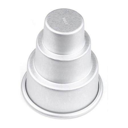 

Huarll Cake Mould Mini Three-Tiered Cake Pan Pudding Mold Muffin Decorating Mould Tools
