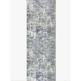 thumbnail image 2 of BERTHMEER 2'x6' Runner Rugs for Hallway Entryway Entrance Bedroom Kitchen Non Slip Washable Modern Indoor Abstract Contemporary Distressed Runner Rugs, Blue Gray, 2 of 7
