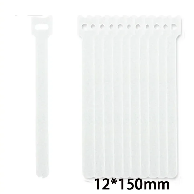 10/30Pcs Long T-shaped Cable Tie Adhesive Wire Reusable Cable Storage Box Attaches Wire Fixing Strap Fastener Straps DIY white 10pcs