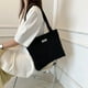 thumbnail image 5 of Bolso Hombro Pana para Mujer Bolso Cruzado Informal Y Bolso (negro), 5 of 9