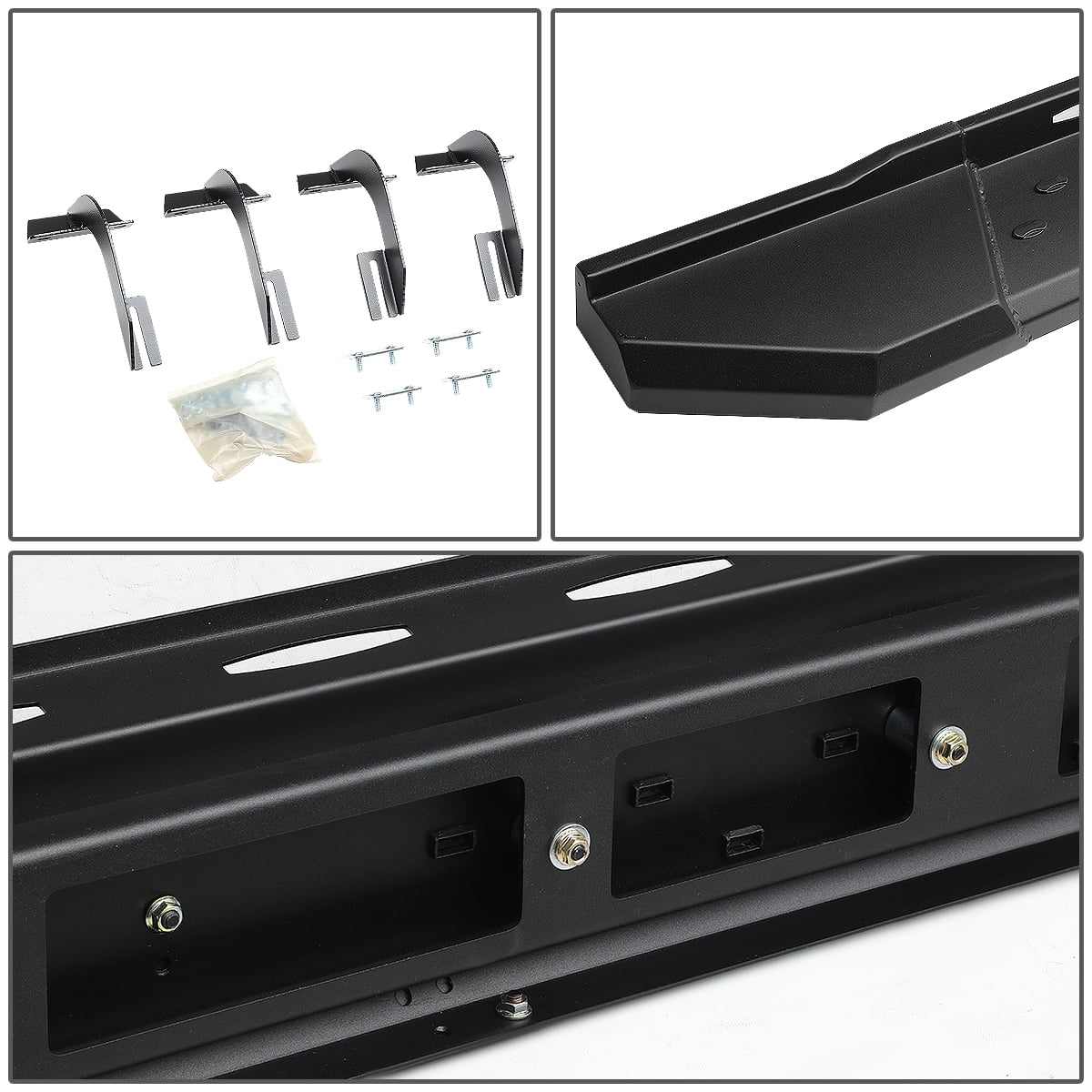 DNA Motoring 5.5" Side Step Nerf Bars Running Boards for 2015-2020 Ford F150 Super Duty Extended Cab