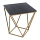 thumbnail image 3 of Mesa Lateral Kessa Muebles Verona Negro Oro, 3 of 5