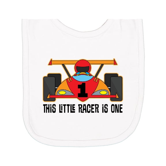 Inktastic 1st Birthday Race Car Boys Newborn Bib