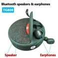 thumbnail image 2 of DESAFIONA 2 in 1 Portable Speaker and Earbuds Bluetooth TF USB FM Aux Handsfree TWS Earphone Strap, 2 of 7