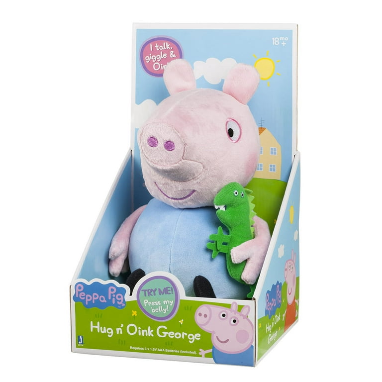 Peppa Pig Hug N Oink Feature Plush Styles May Vary Walmart