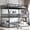 Black, variant on Morufur Triple Bunk Bed Queen over Full XL over Queen, Heavy Duty Metal Bunk beds with Built-in Ladder and Safety Guardrail for Teens and Adults