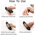 thumbnail image 4 of 6 Pairs Gel Arch Support Shoe Inserts for Flat Feet, Clear Adhesive Stick on Arch Support Pad, 4 of 5
