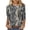 Multicolor, variant on CYMMPU Loose Fit Round Neck Summer Fashion Shirts Blouses for Women Dressy Casual Spring Tops 3/4 Sleeve T-Shirts Floral Printed Lightweight Basic T-Shirts Multicolor XXXL