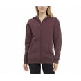 thumbnail image 1 of Danskin Women's Ultra Cozy Fleece Full Zip Hooded Jacket (Nocturne Heather, Small), 1 of 2