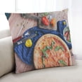 thumbnail image 1 of Ahgly Company Foods Pizza Indoor Throw Pillow, 18 inch by 18 inch, 1 of 6