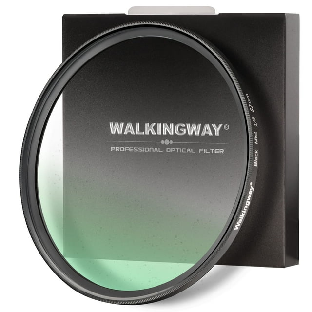 Filtro de lente Diffusion Filter WalkingWay, 82 mm, negro, 1/8 Pro Mist