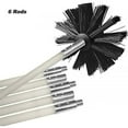 thumbnail image 2 of Kit de cepillo para chimenea, cepillo para herramientas de limpieza de chimenea, kit de barrido de chimenea que contiene 6 varillas flexibles (61 cm) y 1 kit de barrido de chimenea para estu, 2 of 5