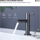 thumbnail image 4 of Grifo monomando para baño de latón, solo agua fría, duradero, lavable a mano para limpieza o reemplazo, 4 of 5