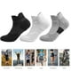 thumbnail image 3 of 3 pares de calcetines deportivos para correr transpirables para hombres calcetines de entrenamiento atléticos antideslizantes, 3 of 6