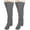 Dark Gray, variant on Lovskoo Women's 2 Pairs High Fuzzy Socks Over Knee Winter Leg Warmers Teddy Legs Socks Plush Slipper Socks for Women Christmas Home Sleeping Gray