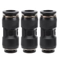 thumbnail image 3 of Reducing Coupler Straight Pneumatic Connector, Easy To Install Professional Design Push In Straight Fit  For  Treatment PU12-12, 3 of 8