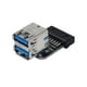 thumbnail image 2 of Adaptador de placa base USB 3.0 de 20 pines hembra a USB 3.0 doble tipo A hembra (B), 2 of 8