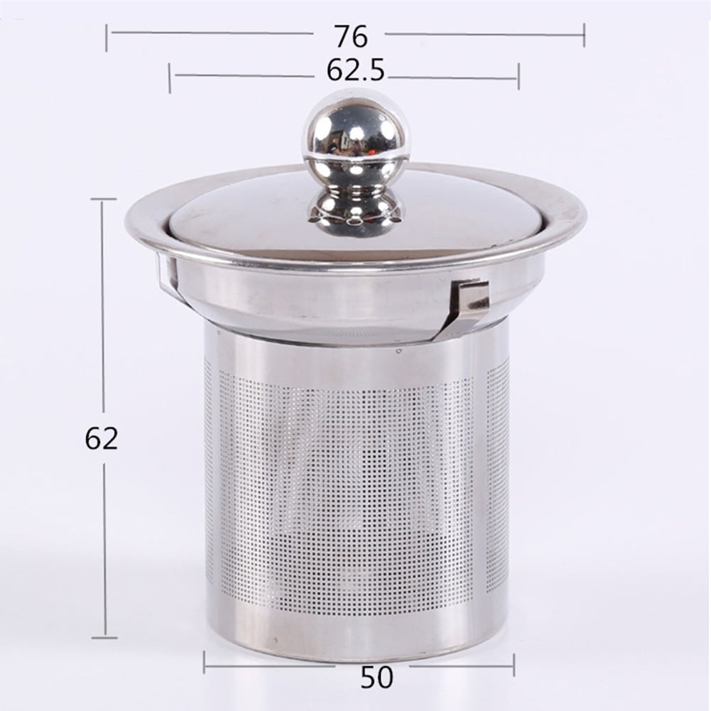 SANWOOD Tea Strainer Reusable Stainless Steel Tea Strainer Infuser Mesh