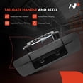 thumbnail image 4 of A-Premium Tailgate Rebuild Kit Compatible with Dodge Ram 1500 2009-2010, Ram 2500 3500 2010 & Ram 1500 2500 3500 2011-2012, Rear Tailgate Parts Plastic Handle Latch Bracket Cable Bolts (Pack of 30), 4 of 6