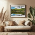 thumbnail image 3 of Saco Lake 01 - New Hampshire Photography Black Framed Wall Art Print 20 x 30 inches, 3 of 4