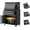 Black, variant on 5-Drawer Rolling Tool Chest - Heavy-Duty Steel Tool Cabinet with Detachable Top Box, Locking Wheels & Security System for Garage/Workshop, 2-in-1 Design,Black