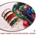 thumbnail image 4 of GOOHOCHY 5 rollos de cinta de regalo navideña para envolver cajas de regalo y hacer manualidades, 4 of 8
