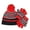 Red, variant on Winter Hat & Glove Set for Commuting, Ideal for Cold Mornings and Weekend Ski Trips