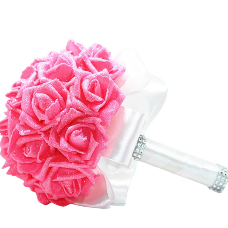Crystal bouquet deals wedding set