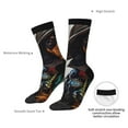 thumbnail image 4 of Balery Fantasy Wizard Dog Art Pattern Crew Socks Unisex– Soft & Breathable Socks for Men & Women, One-Size Fits Most (US 5-11), Comfortable & Durable for Daily Wear, 4 of 6